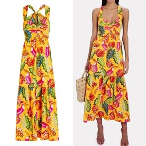NWOT Farm rio yellow beaks and bananas dress